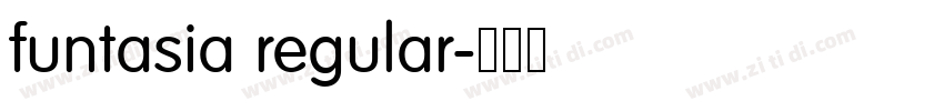 funtasia regular字体转换